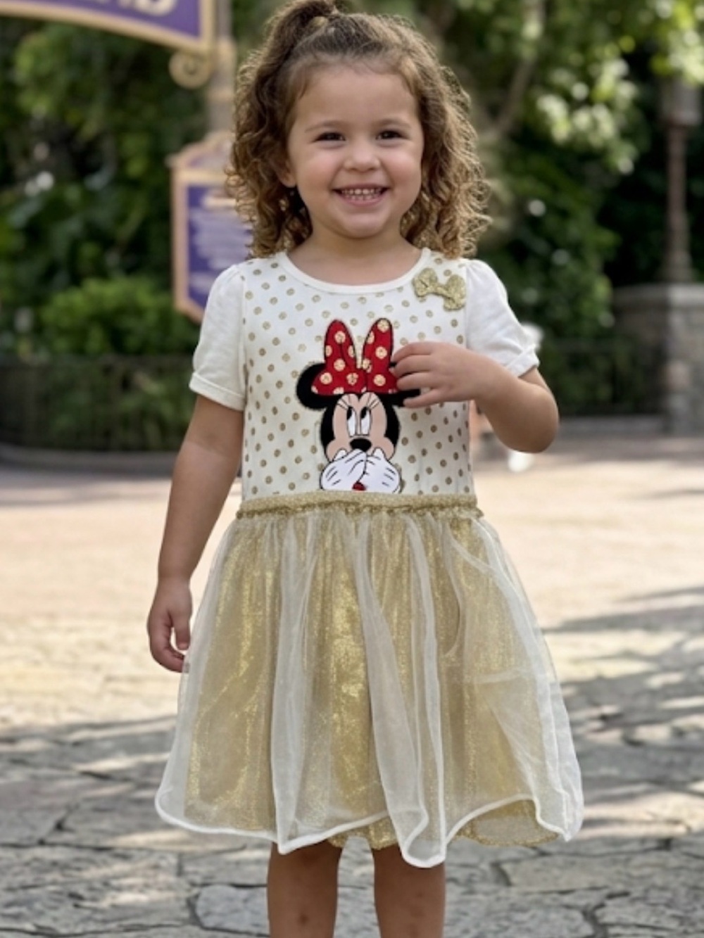 Disney Minnie Mouse Polka Dot Tutu Dress